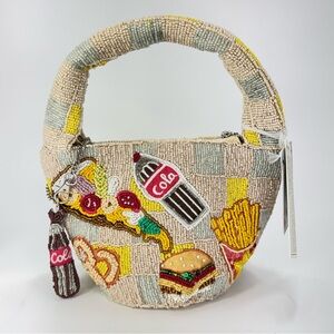 Cola Themed Beaded Shoulder Bag